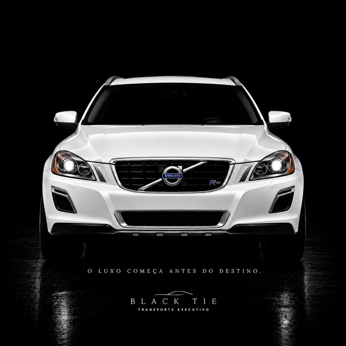 Volvo XC60 executivo - vista frontal e lateral